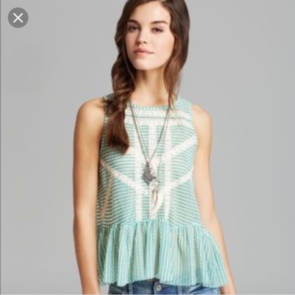 Free People Peplum Top